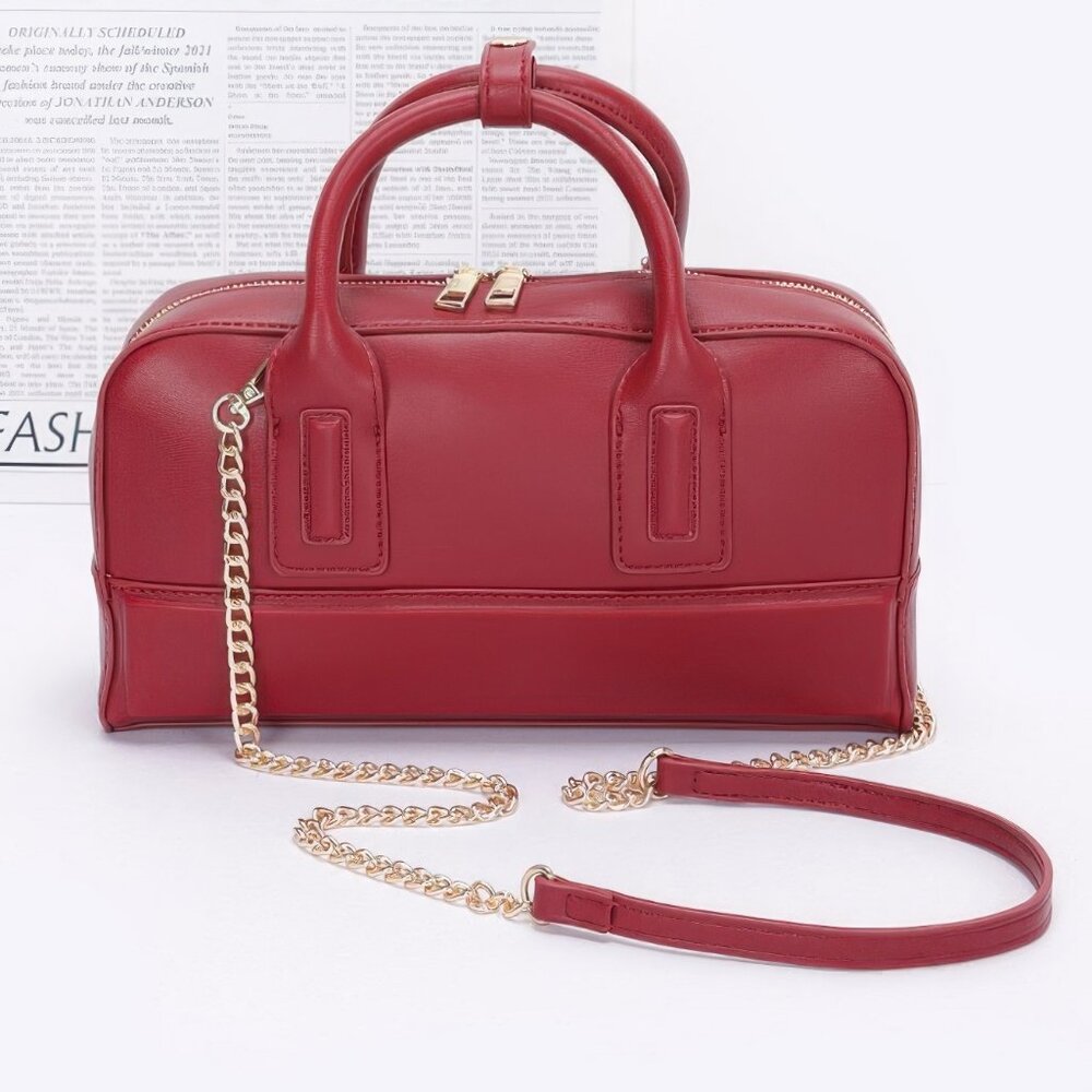 Faux Leather Handbag